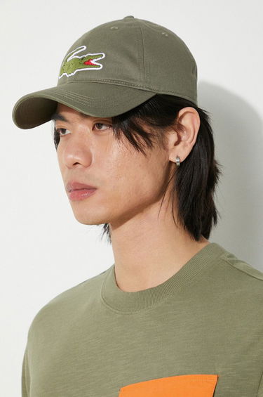 Kapa Lacoste Adjustable Organic Cotton Twill Cap Črna | RK9871, 4