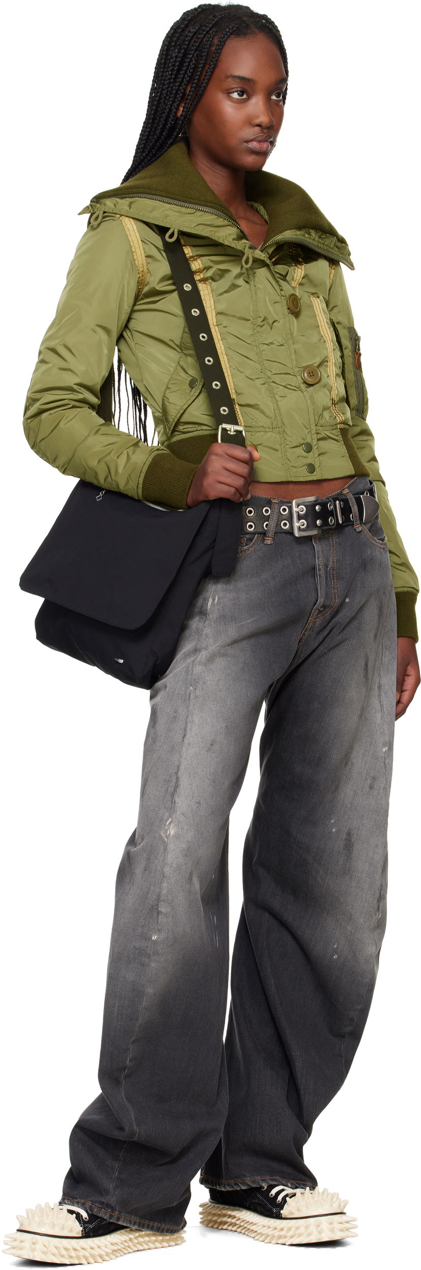 Bomber jakna OUR LEGACY Our Legacy Slim Satchel Bag Zelena | A2258SBP