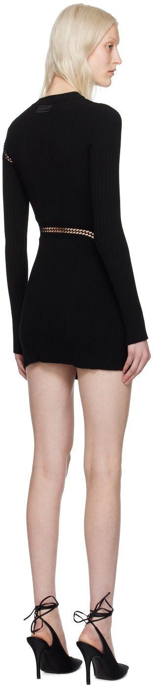 Obleke The Attico Attico Cutout Minidress Črna | 242WCA283 KV001, 2