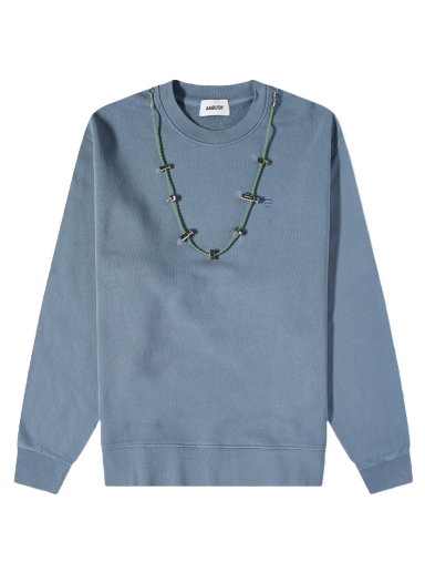 Pleteni pulover Ambush Stoppers Crewneck Modra | BMBA028F22FLE0014455