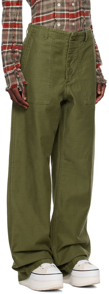 Cargo hlače R13 R13 Utility Trousers Zelena | R13WR077-R109B, 4