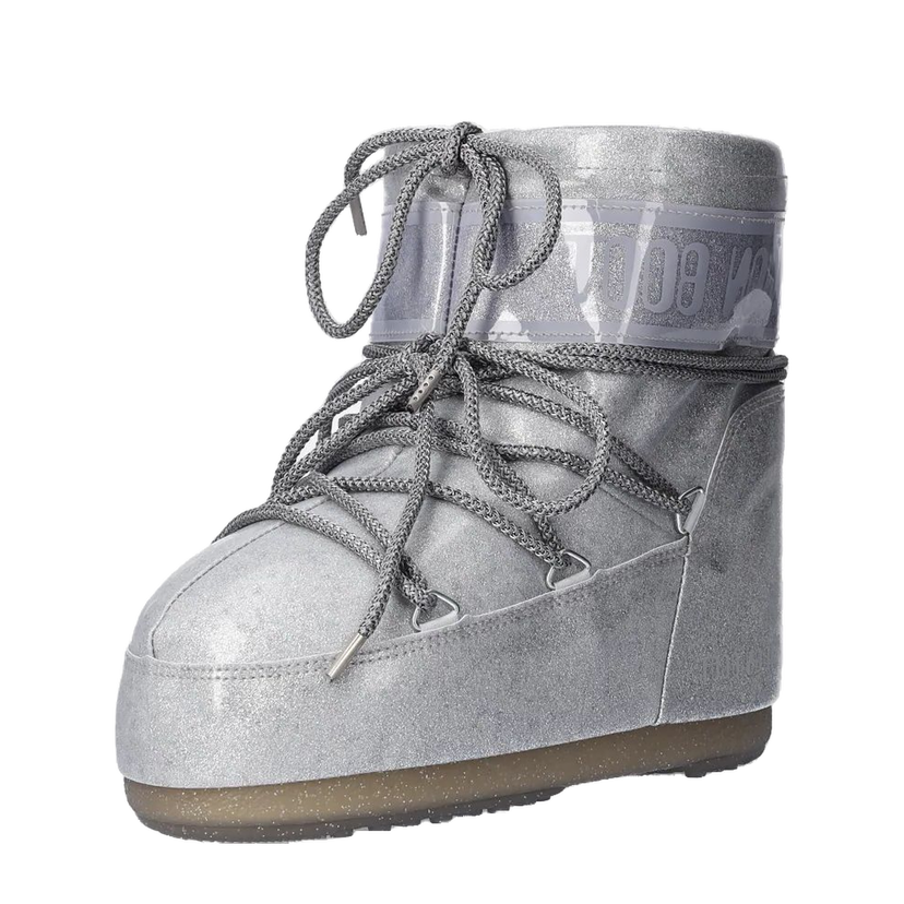 Superge in čevlji Moon Boot MB ICON LOW GLITTER Boots Siva | 80D1409440.H001
