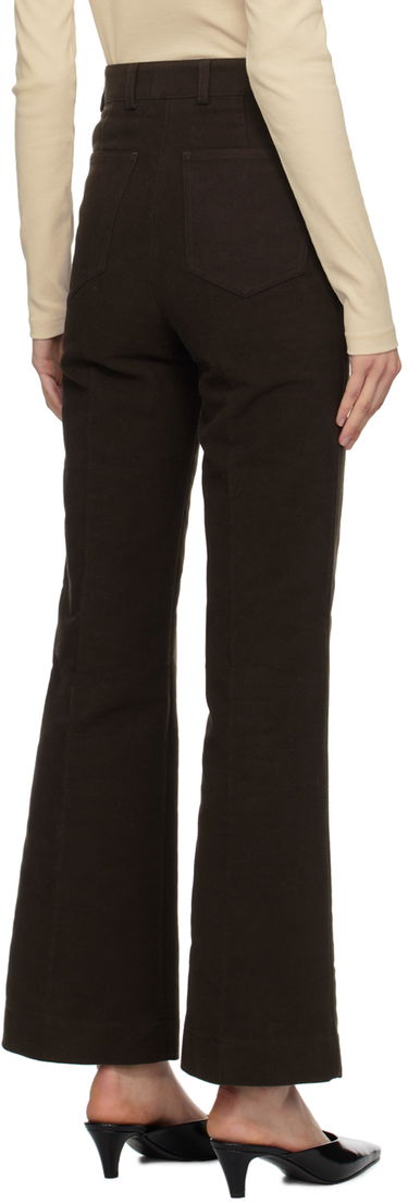 Hlače TOTEME TOTEME Flared Trousers Rjava | 241-WRB1058-FB0171, 2