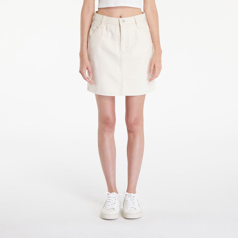 Krila CALVIN KLEIN Hr A-Line Mini Skirt Hammerloop White Bela | J20J224345 1AA