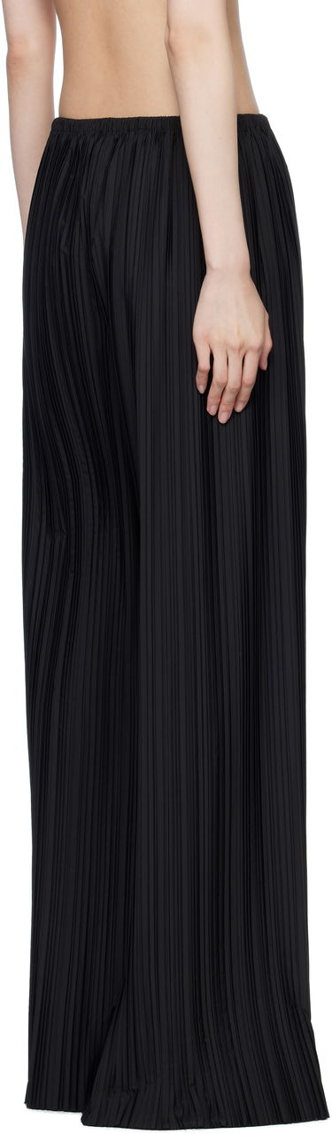 Hlače The Row The Row Gala Pleated Wide-Leg Trousers Črna | 1766-W3520, 2
