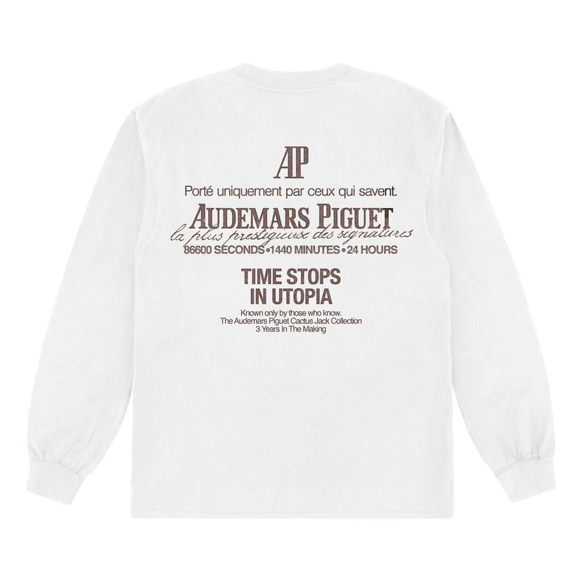 Majica Cactus Jack by Travis Scott Travis Scott x Audemars Piguet Utopia T-Shirt Bela | CJAP-LS08