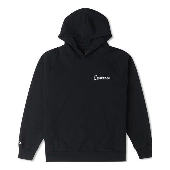 Pulover Converse Raglan Elevated Hoodie Črna | 10024580-A01