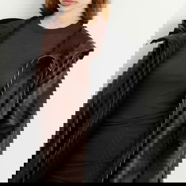 Jakna Rick Owens Rick Owens Zip Front Hooded Leather Jacket Črna | RP02E4745-LBY-09, 5