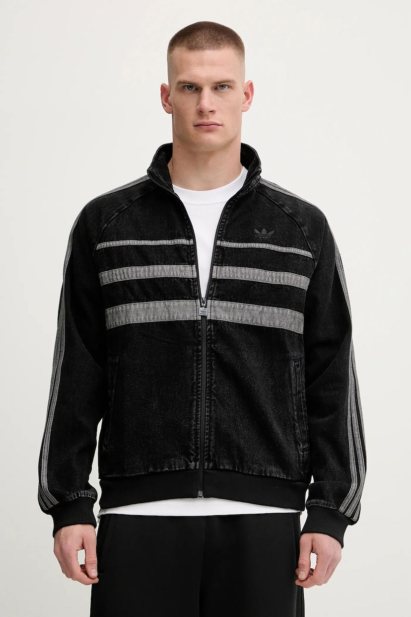 Jakna adidas Originals adidas Originals First TT Denim Jacket Črna | JW5883