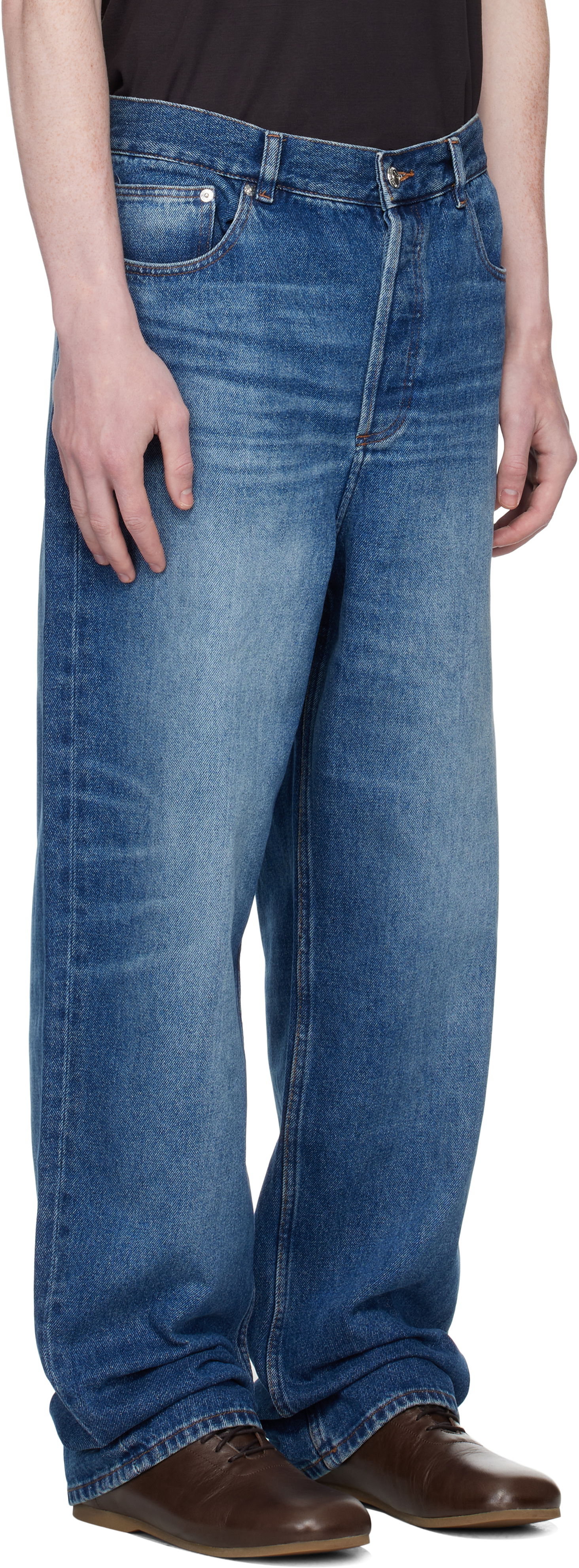 Kavbojke A.P.C. A.P.C. Solal Loose Fit Jeans Modra | COHAD-M09238, 1