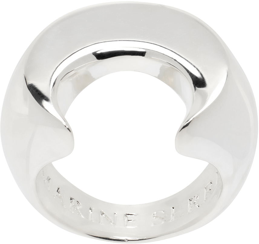 Prstan Marine Serre Polished Moon Ring Kovinski | UJW025A, 0