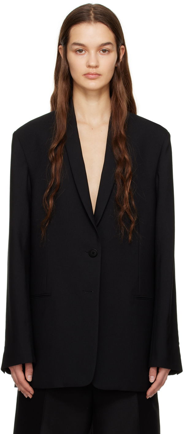 Jakna The Row One Button Blazer Črna | 7226-W2361, 0