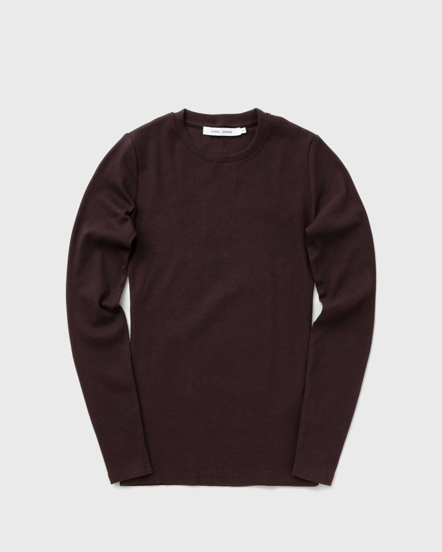 Majica Samsoe Samsoe Samsøe & Samsøe ALEXA Long Sleeve T-Shirt Rjava | F00013150-MOLE, 0