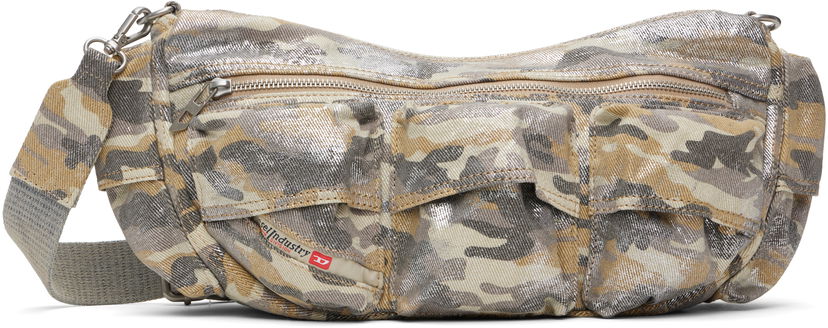 Torba za čez ramo Diesel Multi-Pocket Crossbody Bag Bež | X10280-P8082-T2037