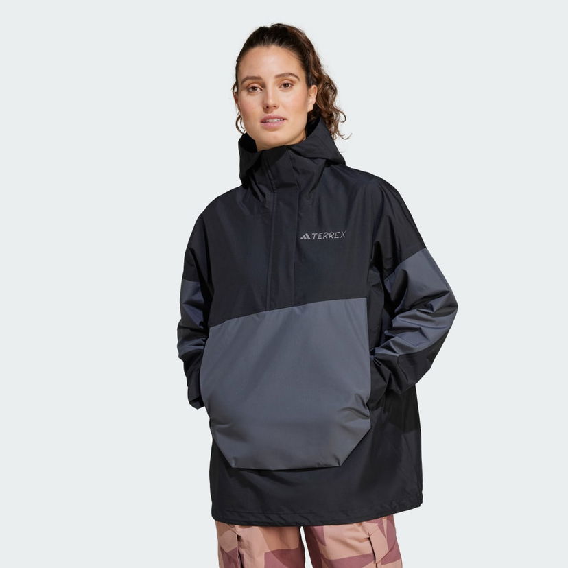 Vetrovka adidas Performance Terrex Xploric 2.5L Climaproof Windbreaker Črna | JF1359