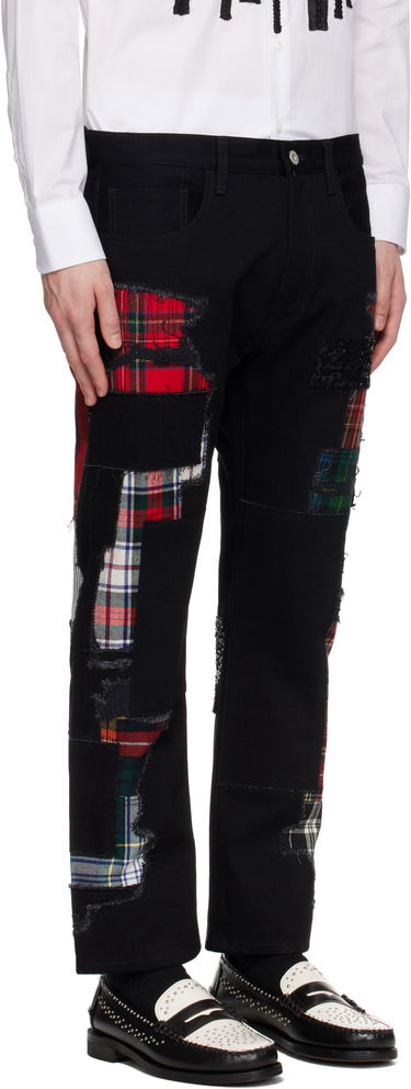 Kavbojke Junya Watanabe Junya Watanabe Patchwork Jeans Črna | WO-P006-051, 1