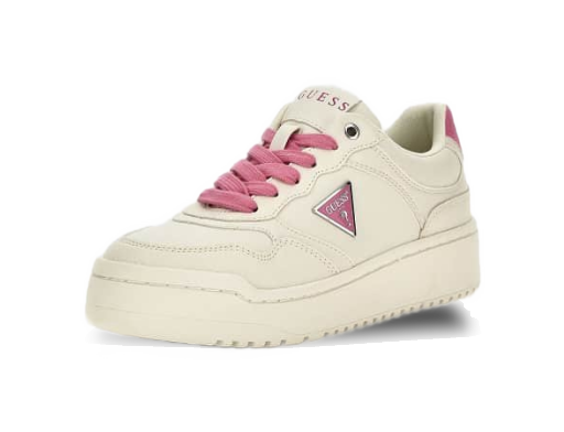 Superge in čevlji GUESS Miram Triangle Logo Sneakers Bež | FLPMIRELE12