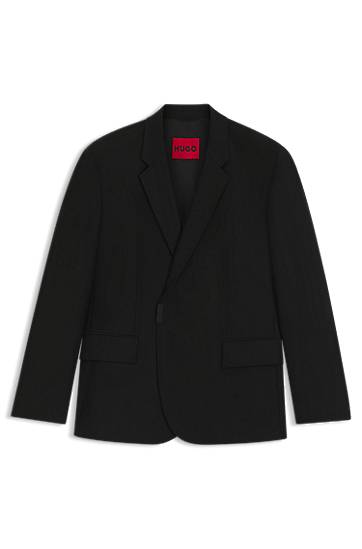 Jakna BOSS Slim-Fit Suit Jacket Črna | 50549053