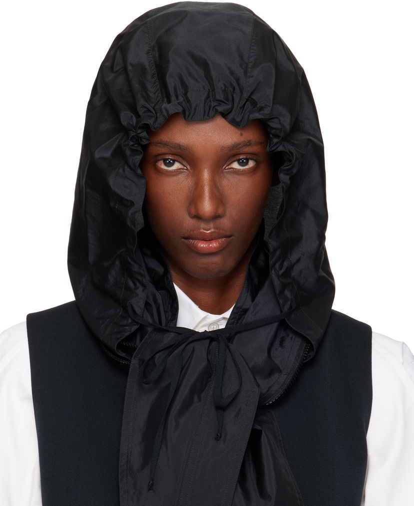 Šala Maison Margiela Maison Margiela Hooded Neck Scarf Črna | S51TH0092 M35350