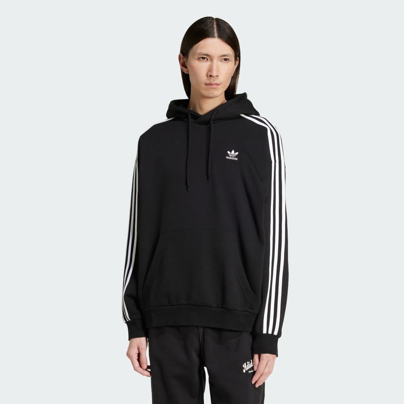 Pulover adidas Performance Adicolor Baggy Fit Hoodie Črna | JC6251
