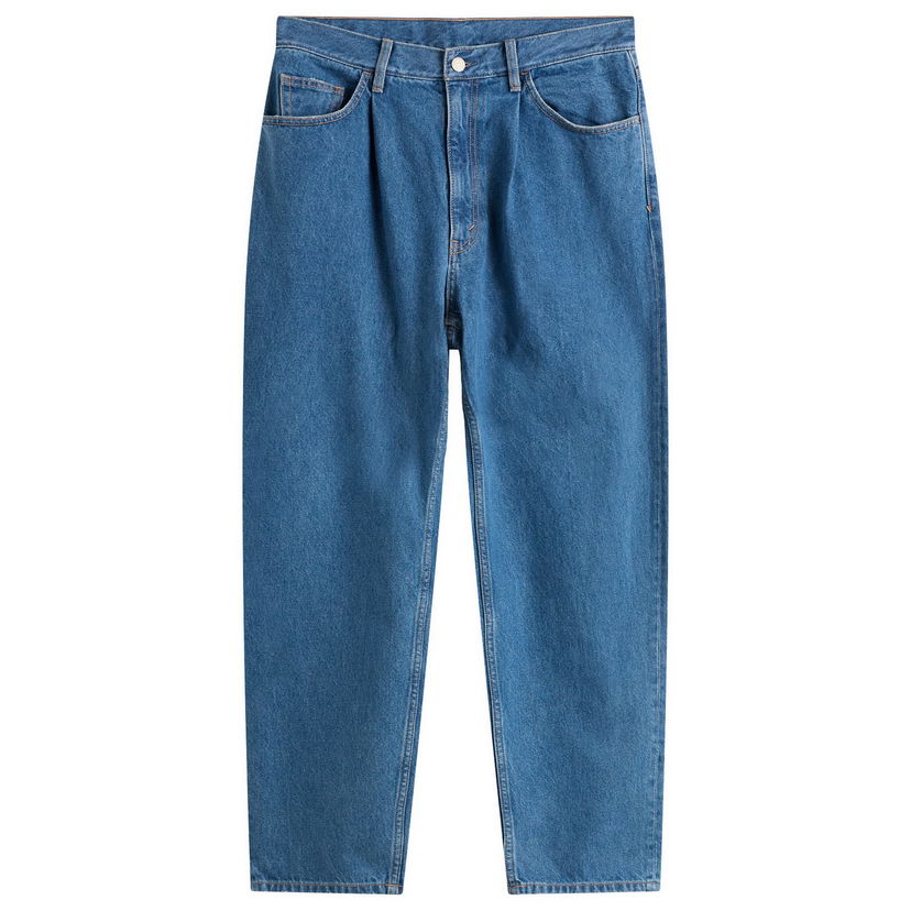 Kavbojke BEAMS BEAMS Wide Tapered Denim Jeans, Size Small Modra | 1121-1131-791-75