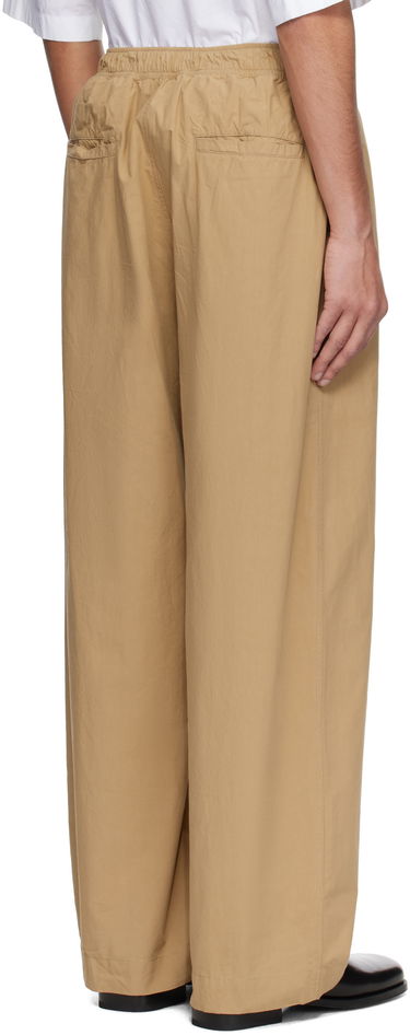 Hlače Studio Nicholson Studio Nicholson Sonny Wide-Leg Trousers Bež | SONNY SNM - 1311, 2