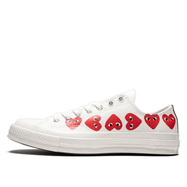Superge in čevlji Converse Comme des Garçons Play x Chuck 70 Low Top "Multi Heart" Bež | 162975C, 1