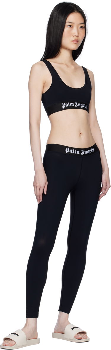 Superge in čevlji Palm Angels Classic Logo Pool Slides Bela | PWIC013C99MAT0016110, 4