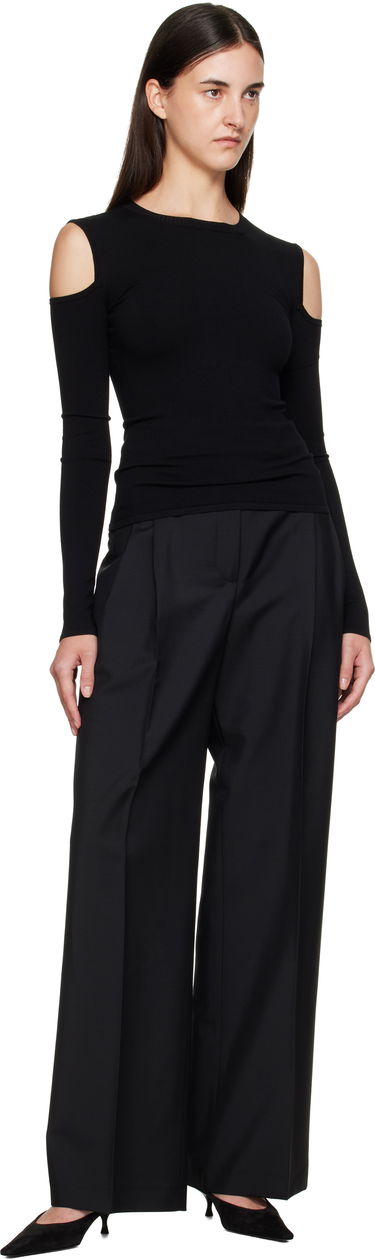 Majica Max Mara Max Mara Vik Cold-Shoulder Top Črna | 2511361092600, 3