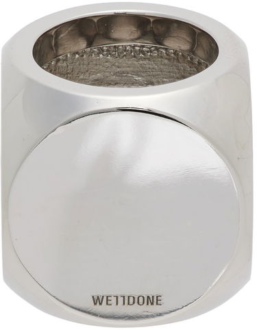 Prstan We11done We11done Logo Dice Ring Kovinski | WD-AJ1-22-704-U-WH, 3