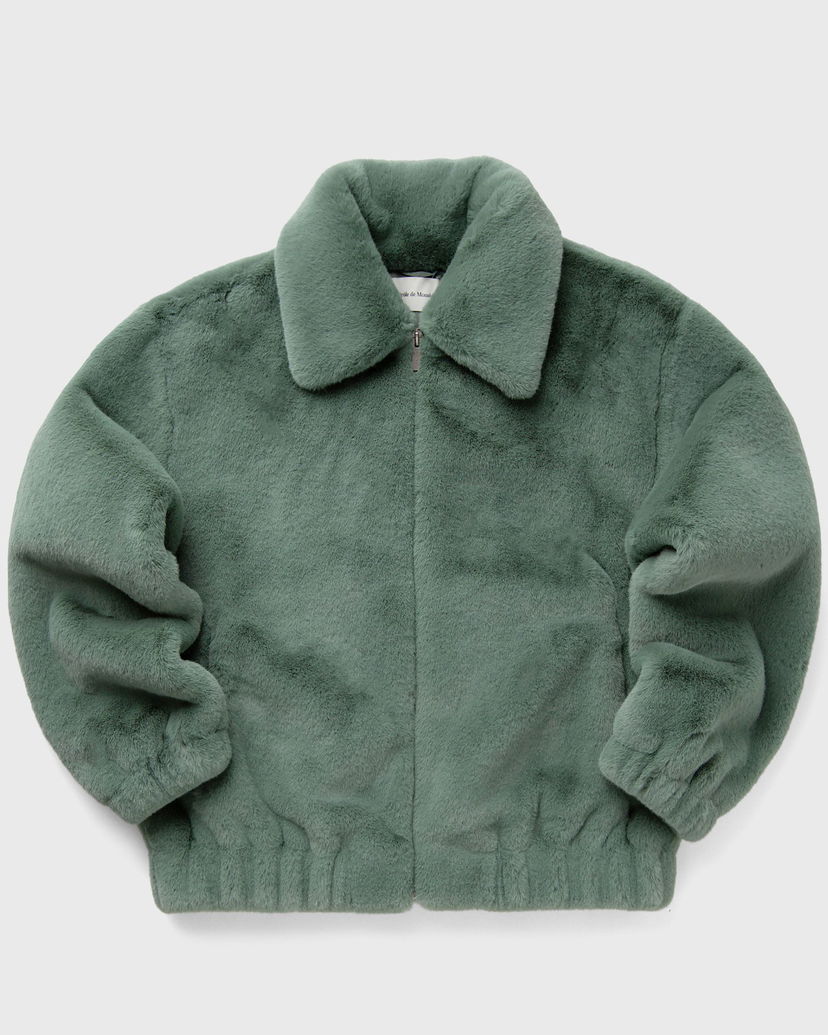 Bomber jakna Drôle de Monsieur La Veste Fourrure Bomber Jacket Zelena | E-JT186-PL139-WG
