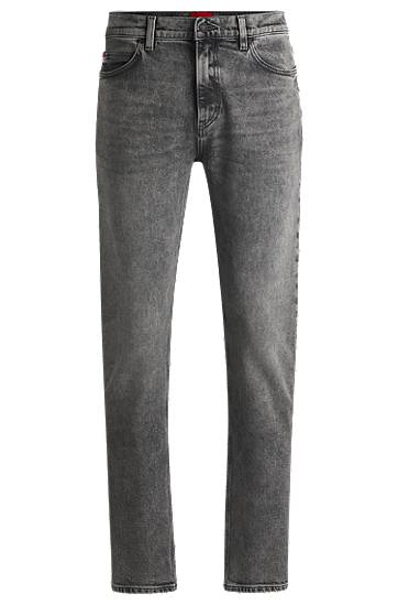 Kavbojke BOSS Slim-Fit Stretch Denim Jeans Siva | 50530600
