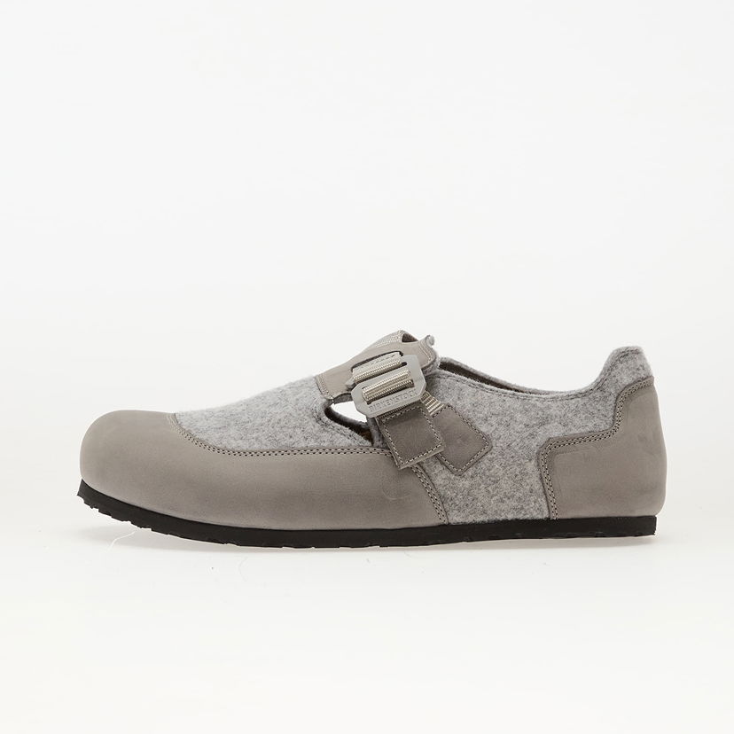 Superge in čevlji Birkenstock London Nova Felt Leather/ Textile/ Felt Stone Coin Siva | 1030175