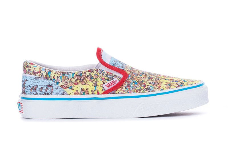Superge in čevlji Vans Vans Classic Slip-On Where's Waldo Beach Večbarvna | VN0A4BUT3WO, 0