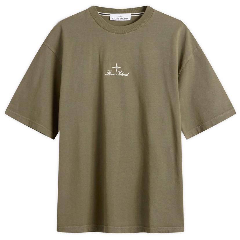 Majica Stone Island Multiaxial Sashiro Embroidery T-Shirt Zelena | K2S152100021-V0054