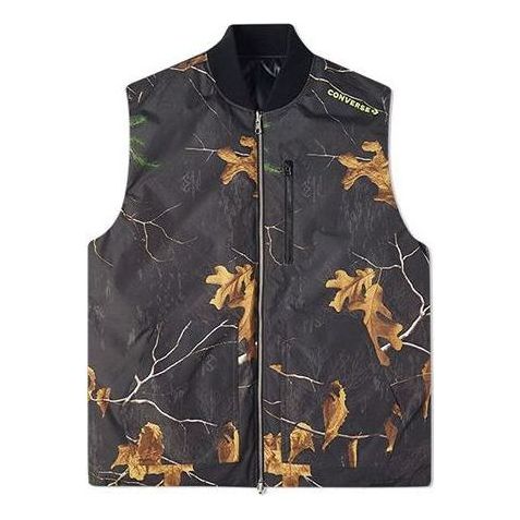 Telovnik Converse Realtree Printed Reversible Down Vest Črna | 10019989A03