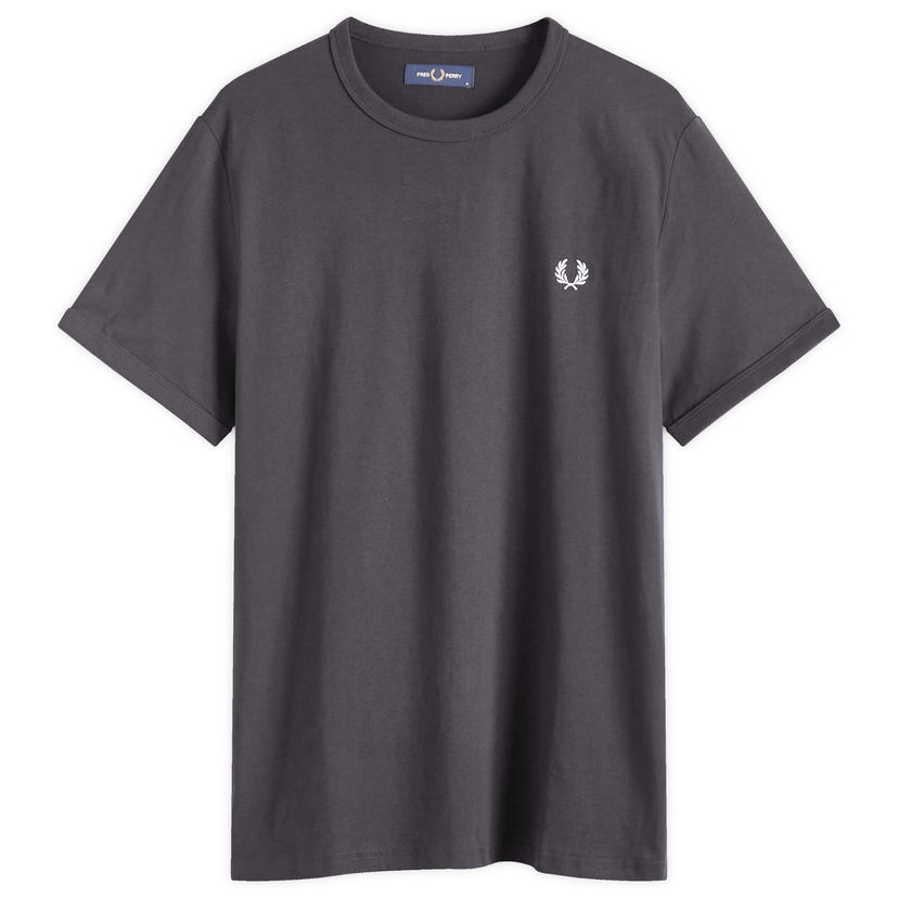 Majica Fred Perry Fred Perry Ringer T-Shirt, Size Large Siva | M3519-Y93