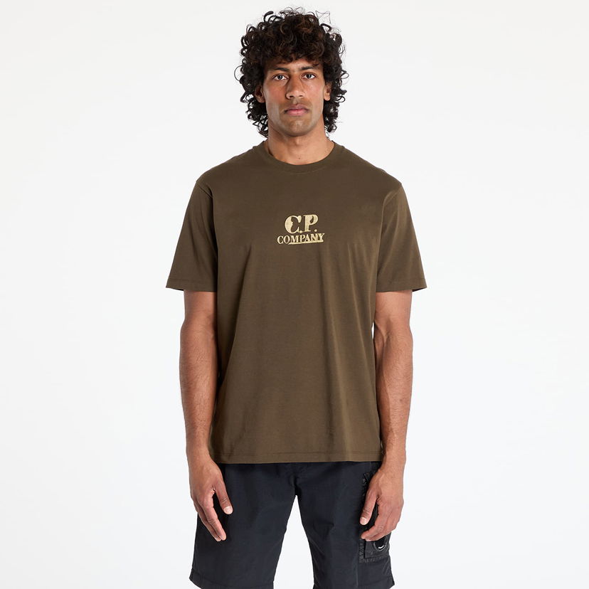 Majica C.P. Company C.P. Company Jersey T-Shirt Zelena | 18CMTS143A006586W-683