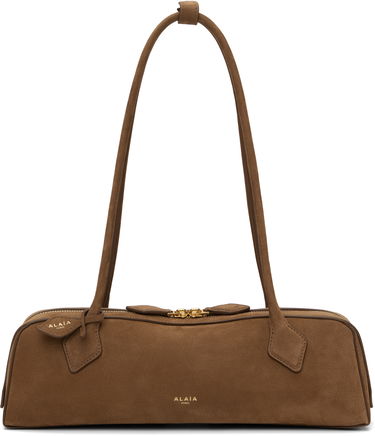 Torba za čez ramo Alaïa 'Le Teckel' Medium Suede Bag Rjava | AA1S06033CA214, 0