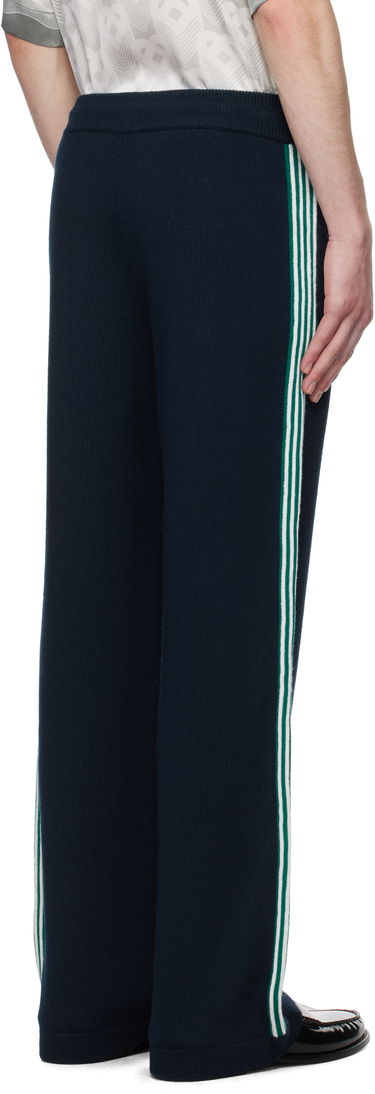 Trenirka Casablanca Casablanca Knit Tennis Sweatpants Mornarica | MPS25-KW-847-01, 2