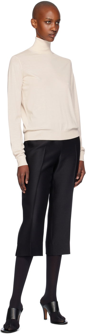 Pleteni pulover The Row The Row Heva Turtleneck Bež | 8280-Y590, 3