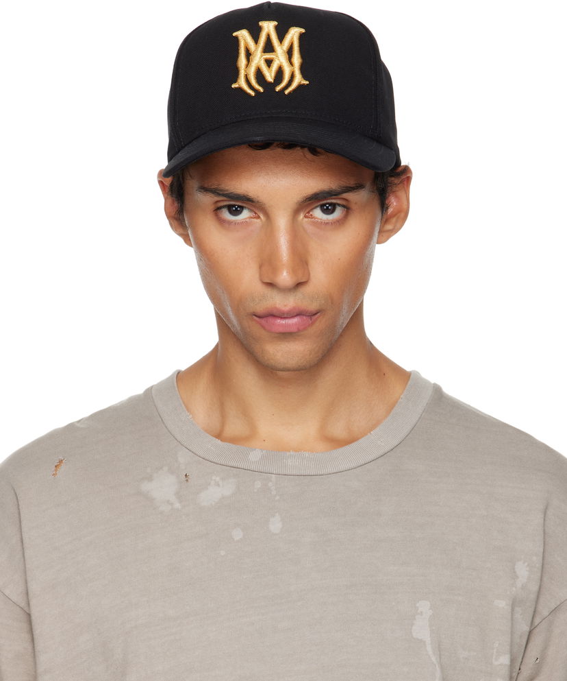 Kapa AMIRI AMIRI Full Canvas MA Cap Črna | AMHACP1067