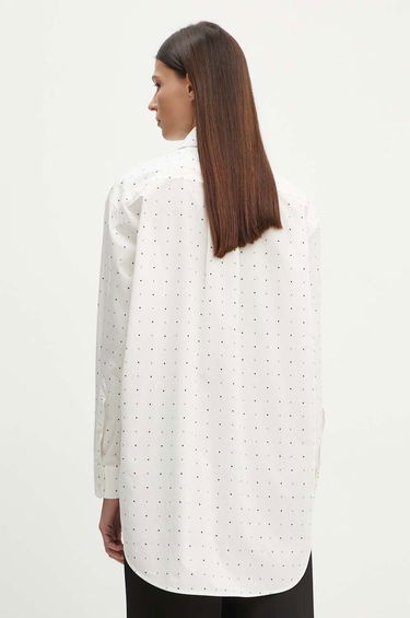 Srajce Maison Margiela MM6 Relaxed Fit Shirt with Sketch Print Bela | S52DT0014.S78157, 2