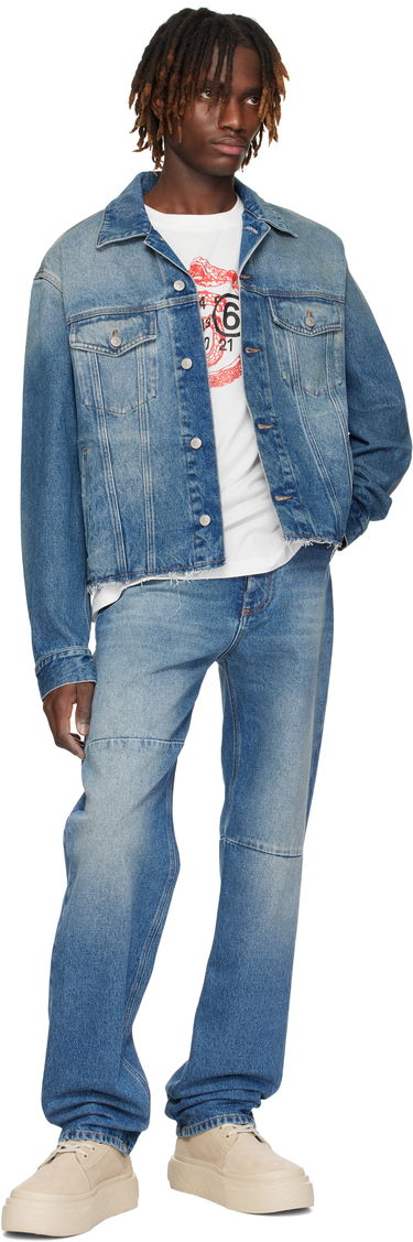 Jakna Maison Margiela MM6 Maison Margiela Sports Denim Jacket Modra | SH0AM0026 M30018, 3