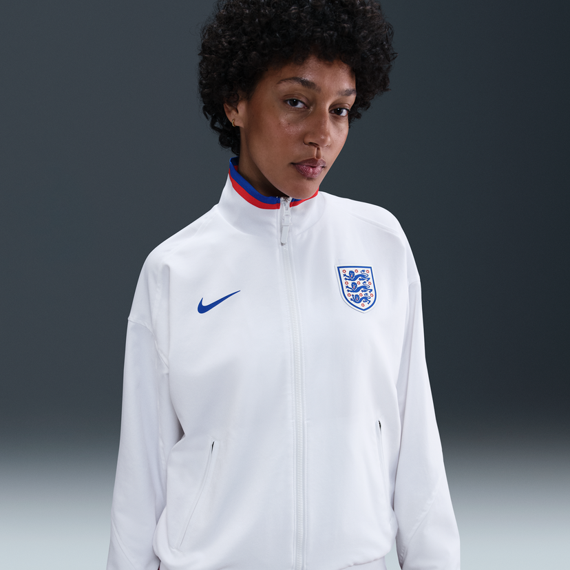 Jakna Nike England Strike Dri-FIT Football Jacket Bela | FZ9378-100