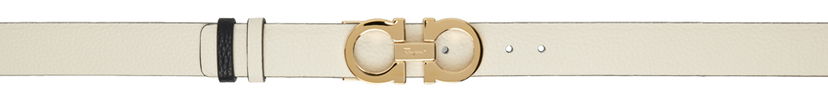 Pasovi FERRAGAMO Ferragamo Gancini Reversible Belt Bež | 23A565 - 764045
