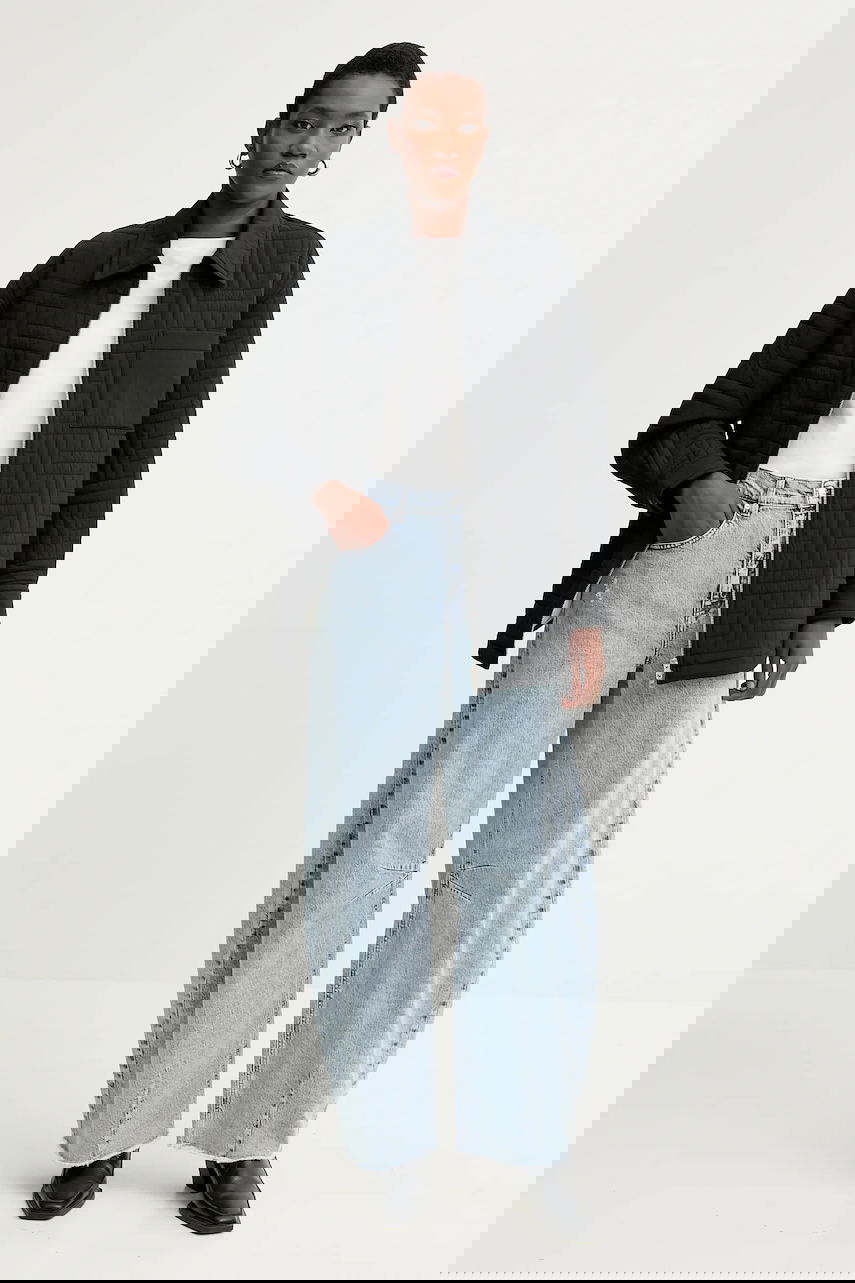 Jakna KENZO Kenzo Oversize Quilted Jacket Črna | FF62BL2399NN, 1