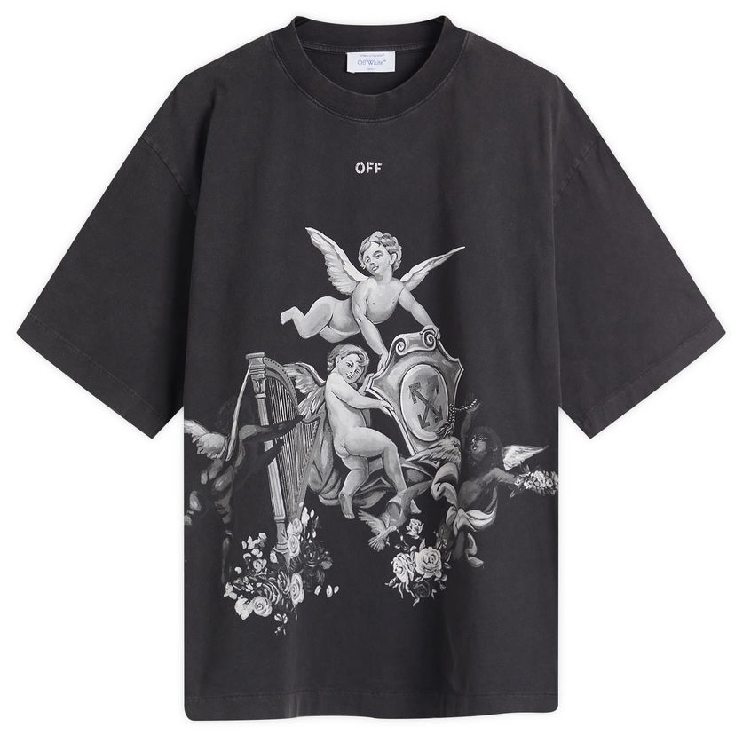 Majica Off-White Putti Skate Graphic Tee, Size Large Črna | OMAA120S25JER0011301