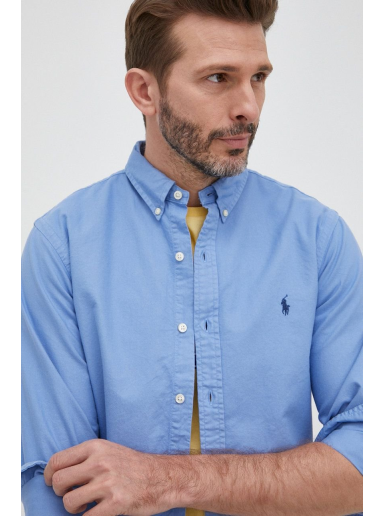 Srajce Polo by Ralph Lauren Slim Shirt Mornarica | 710804257015