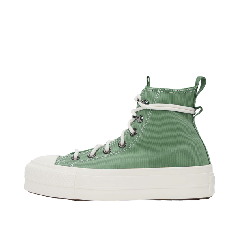Superge in čevlji Converse Chuck Taylor All Star Lift Platform Utility Zelena | A08864C